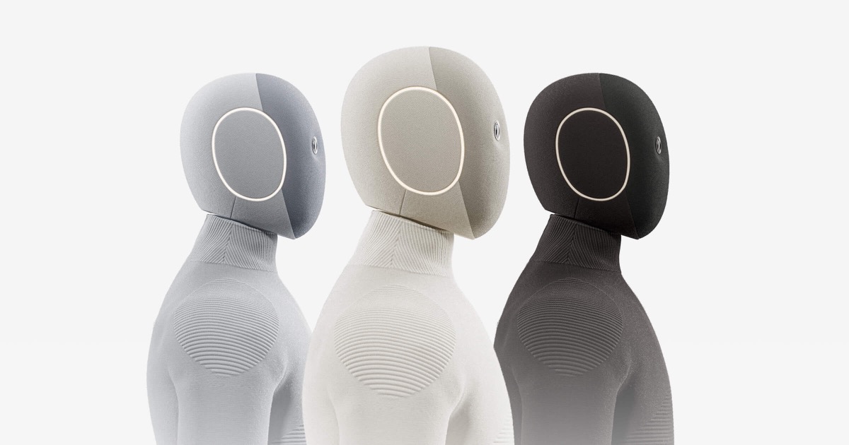 NEO, el robot doméstico humanoide de 1X: cuerpo blando, anillos emotivos en la cabeza y diseño pensado para convivir en casa
