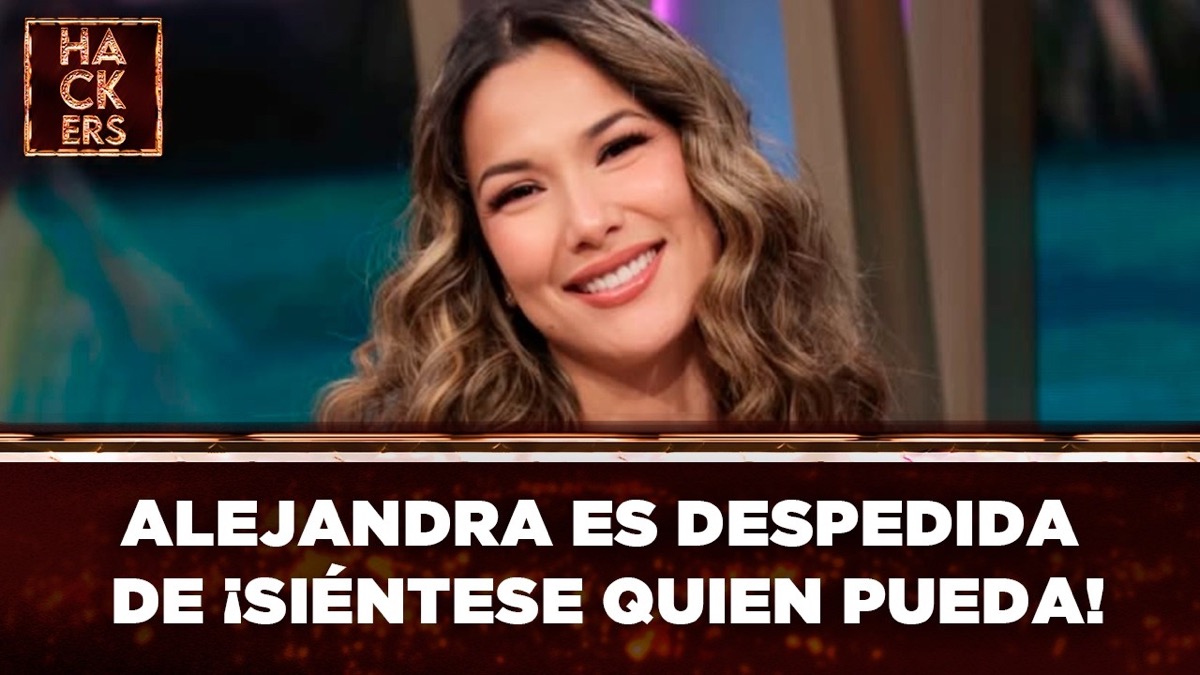 Alejandra Jaramillo, Ecuadorian host known as La Caramelo, in coverage of her departure from ¡Siéntese donde puede! on TelevisaUnivision