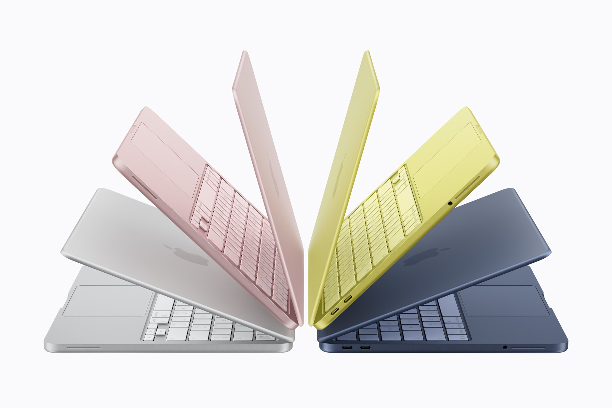 Línea de colores del MacBook Neo de Apple: Citrus, Índigo, Plata y Rosa — el portátil de entrada cuyo precio subió 100 dólares