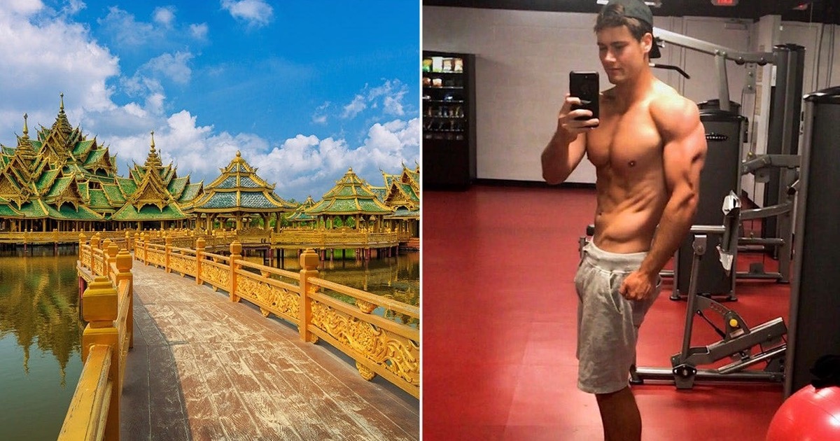 Connor Murphy, influencer fitness y figura del looksmaxxing, en imagen de archivo — murió ahogado en Tailandia a los 32 años