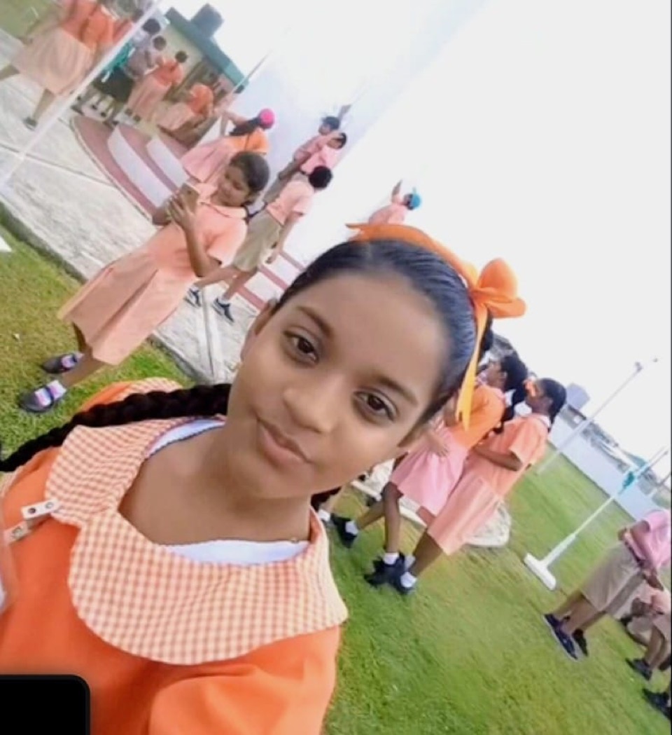 Larissa Singh, víctima de 11 años en el doble homicidio de Georgetown (Navidad 2020), en imagen publicada por Ignite News
