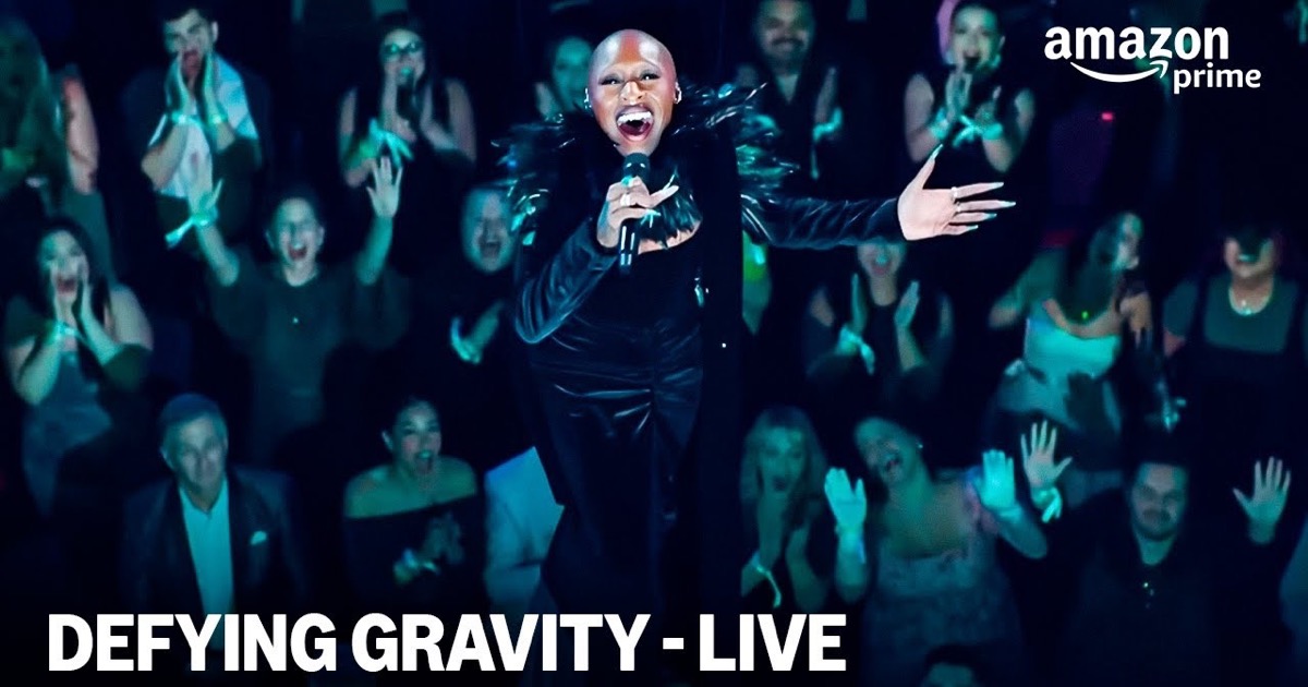 Cynthia Erivo interpretando Defying Gravity en vivo en Wicked: One Wonderful Night: la actriz y cantante británica como Elphaba, en la actuación que supera los tres millones de reproducciones en YouTube