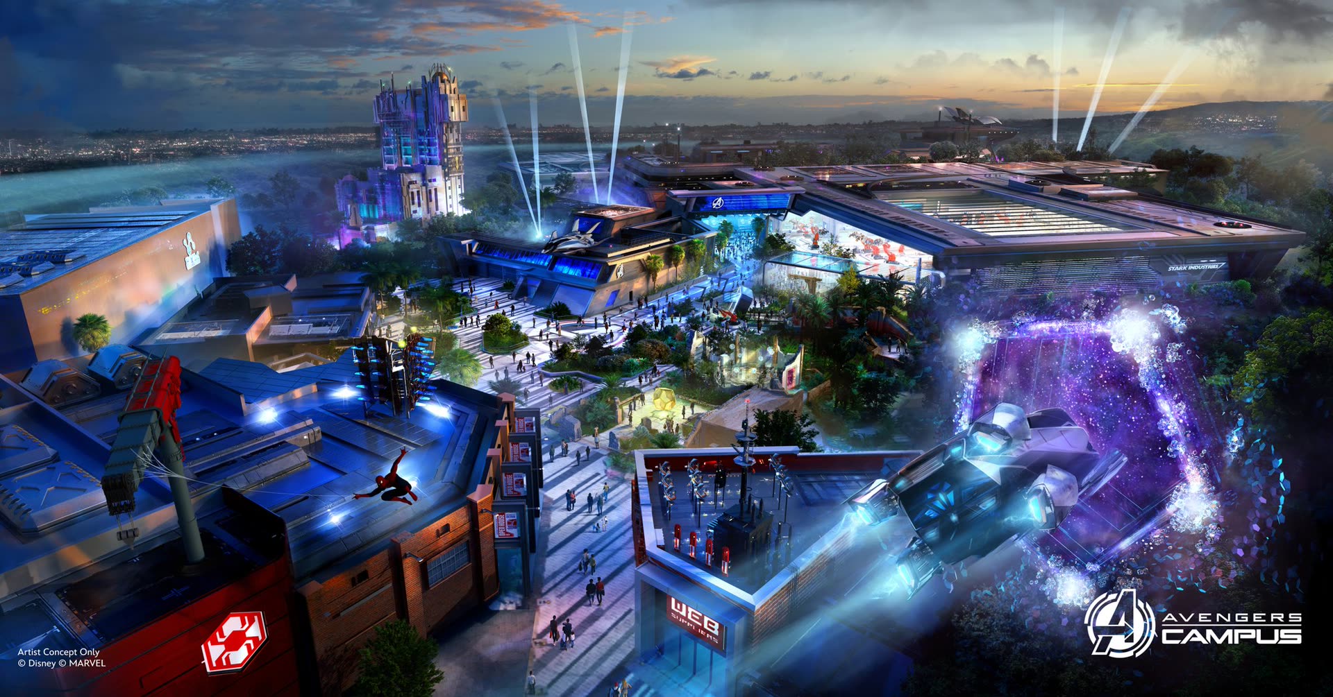 Infografía compartida en X sobre la inversión de Disney Experiences: 30.000 millones de dólares en parques domésticos hasta 2033, nuevas tierras y oportunidades para empleados y proveedores
