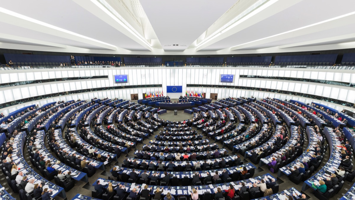 Hemiciclo del Parlamento Europeo en Estrasburgo, sede de la votación sobre la prórroga del régimen Chat Control el 9 de julio de 2026