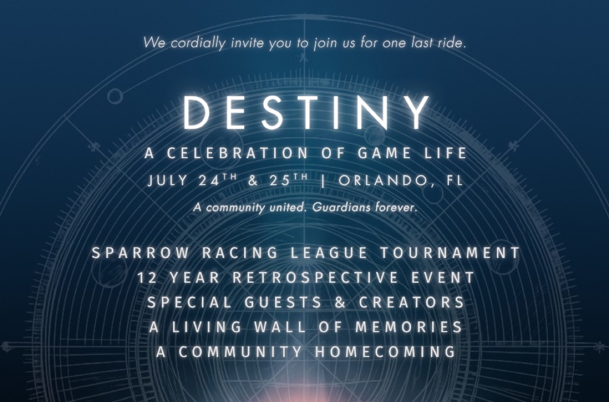 Destiny: A Celebration of Life — bloque comunitario en GCX 2026