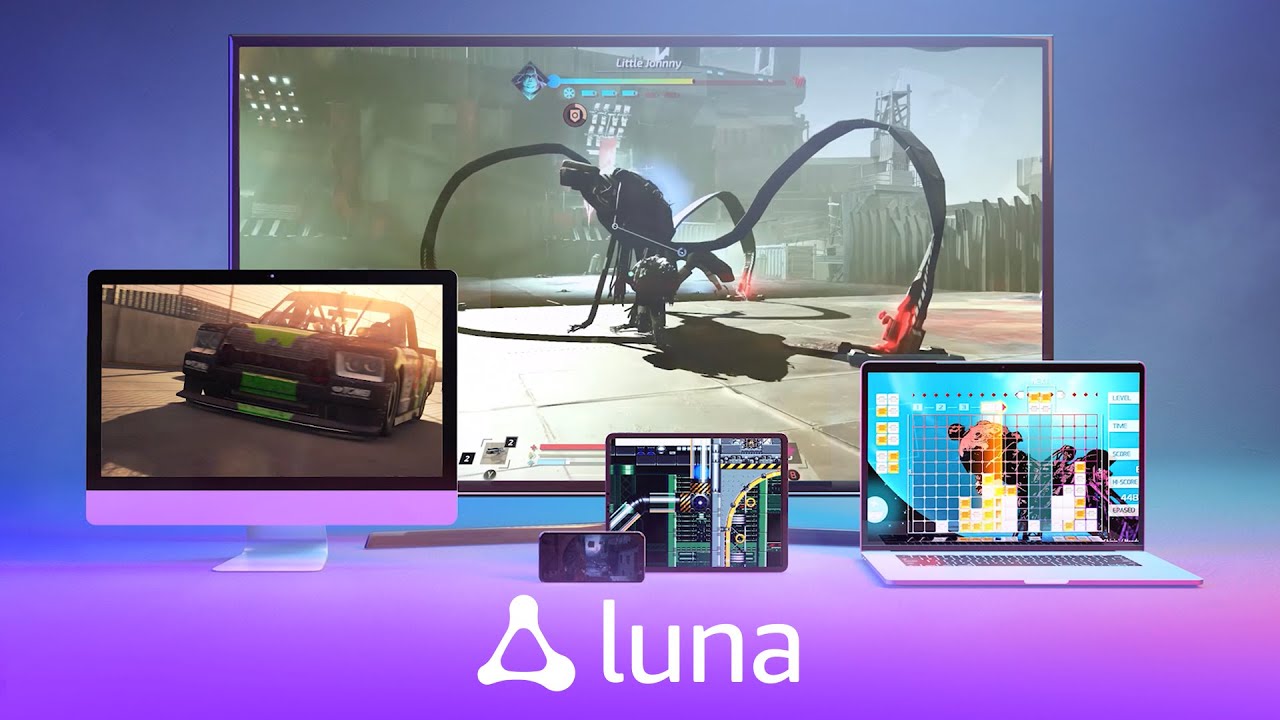 Interfaz de Amazon Luna en televisión: catálogo de juegos en streaming sin consola