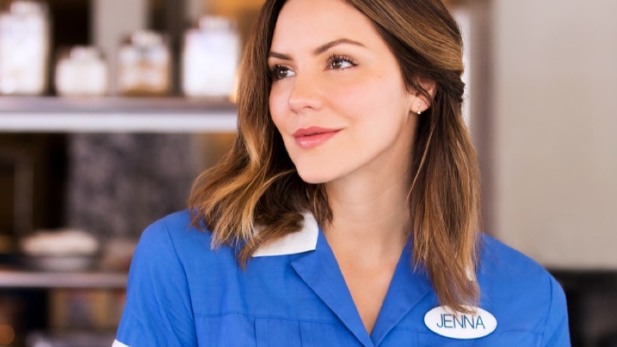 Katharine McPhee en foto promocional de Waitress en Broadway