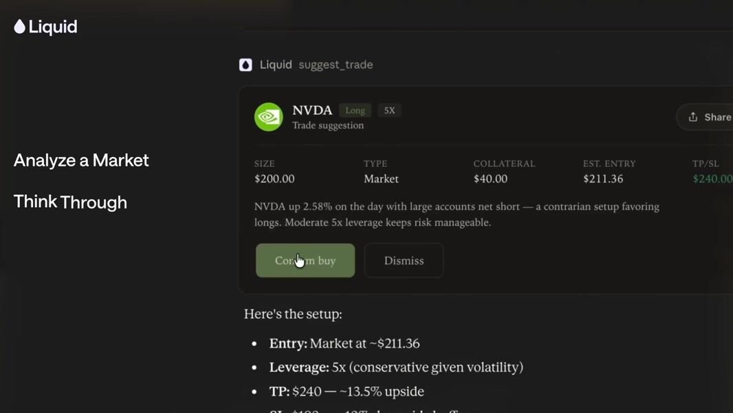 Co-Invest en ChatGPT con tarjeta de confirmación de compra NVDA