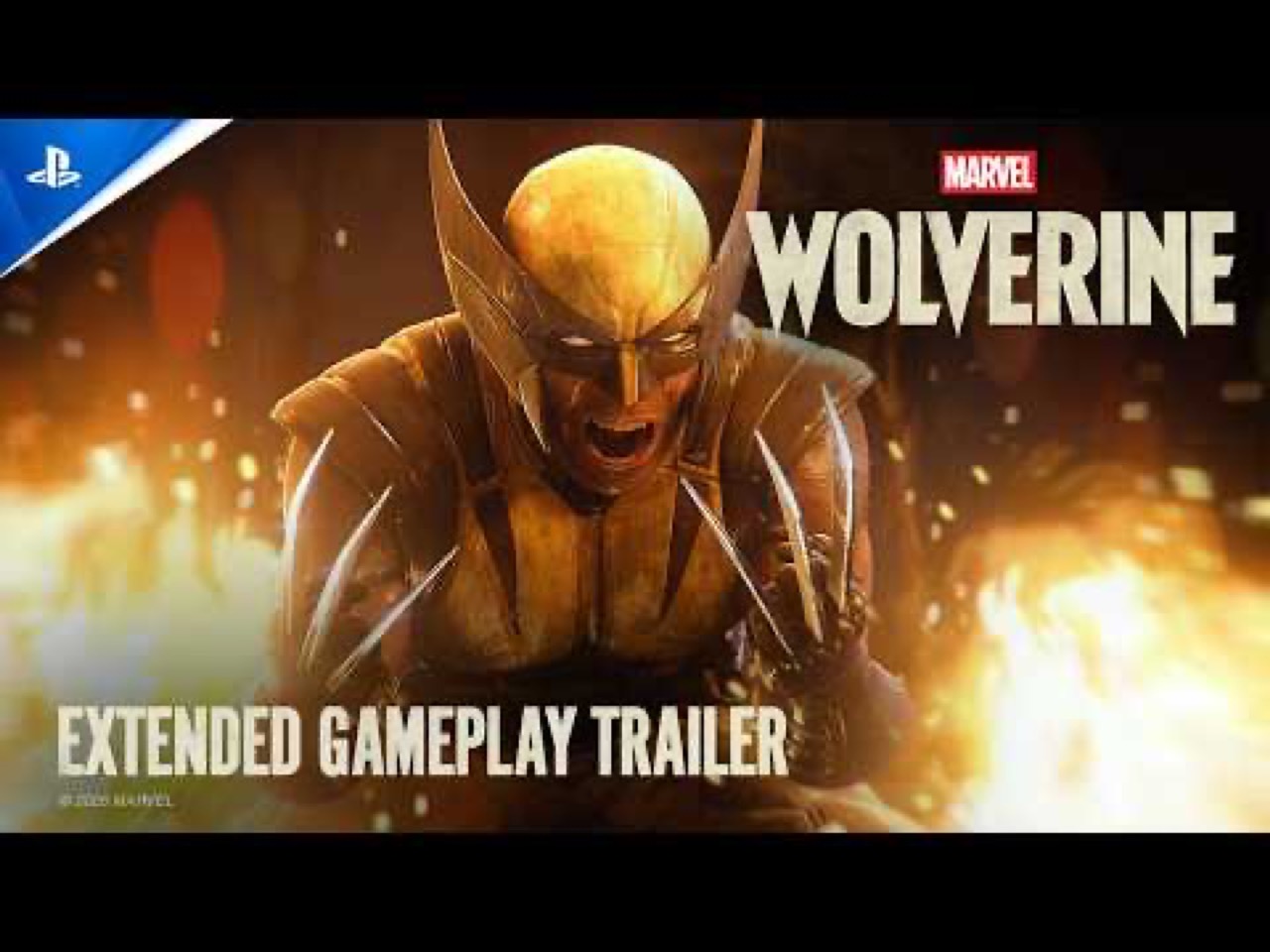 Capture of the extended trailer of Marvel's Wolverine: Logan in pursuit and melee combat on PS5