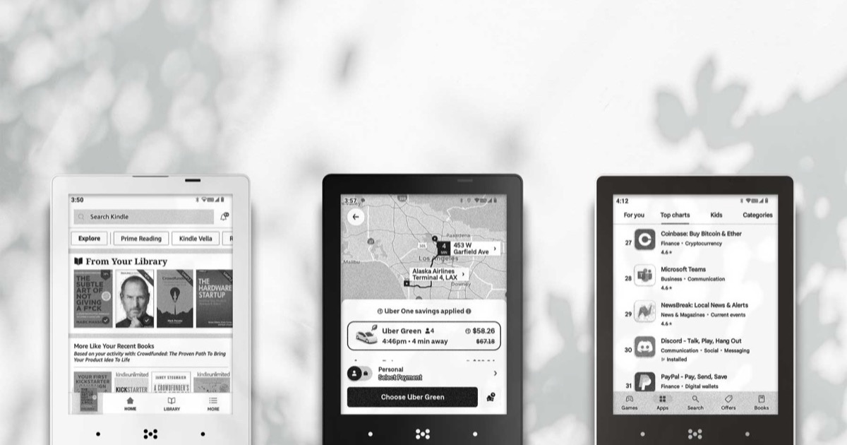 Minimal Phone by The Minimal Company: Android 14 smartphone with 4.3″ e-paper screen, physical QWERTY keyboard and Minimal Launcher