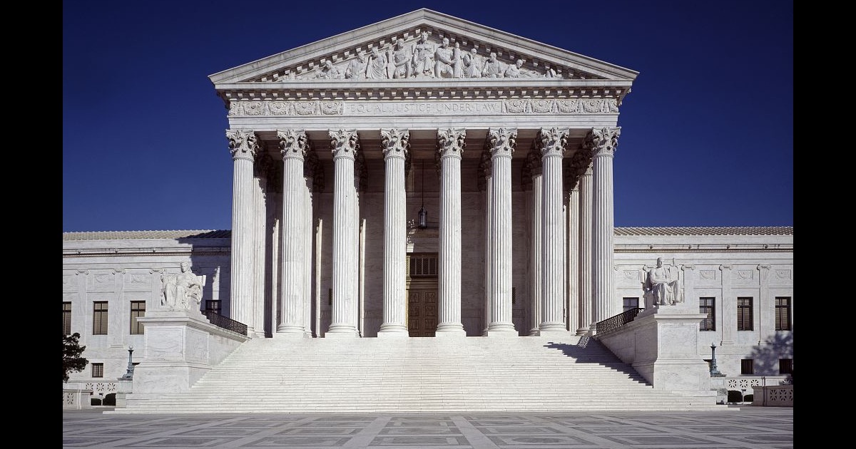 Edificio de la Corte Suprema de Estados Unidos en Washington D.C.: el tribunal publicó cinco fallos el martes 23 de junio de 2026 en inmigración, Cuba, derechos humanos, impuestos y libertad religiosa