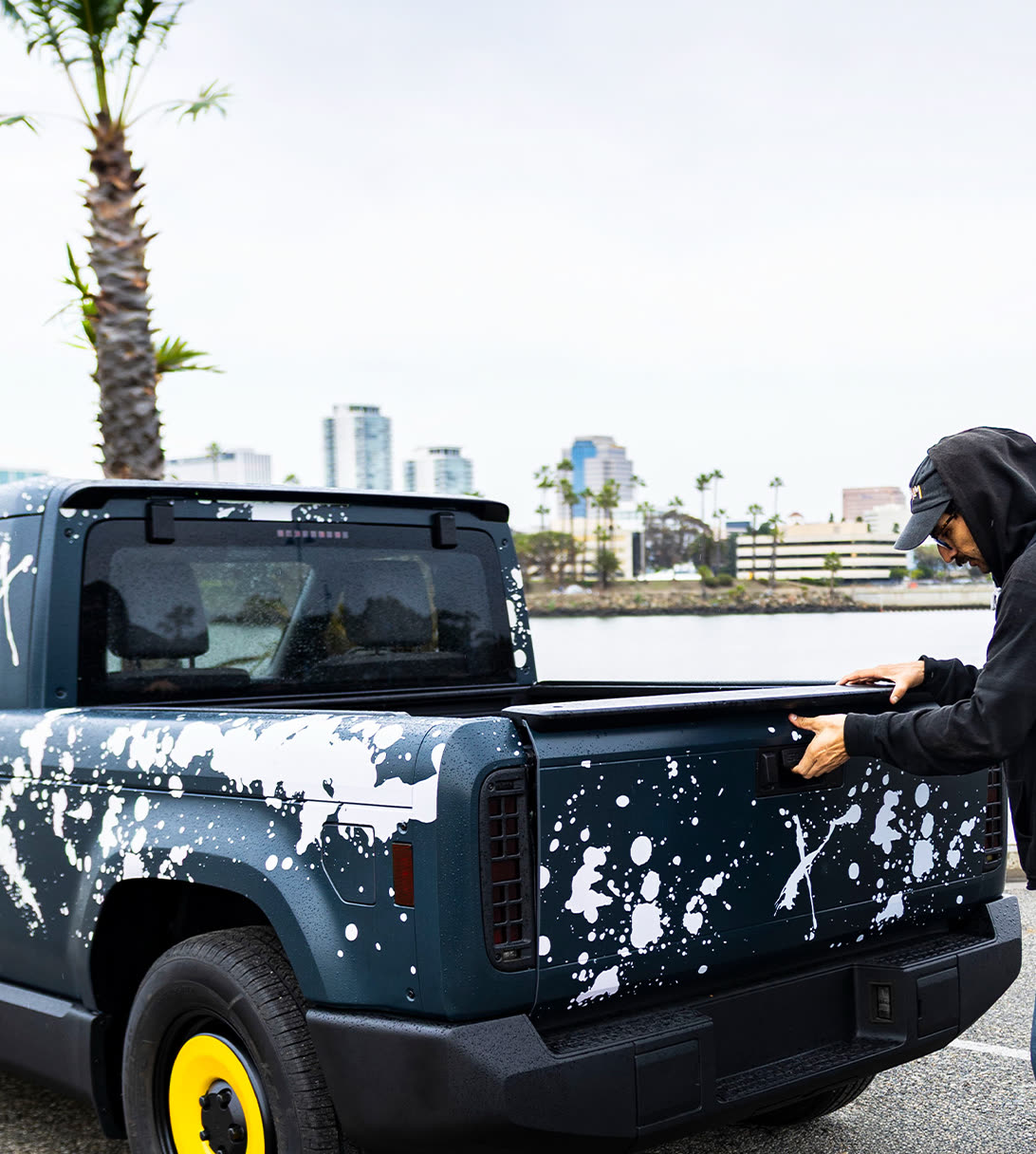 Slate Truck en configuración pickup y SUV: carrocería intercambiable según el usuario
