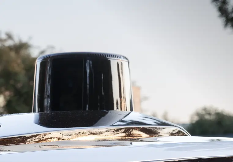 Sistema lidar Tensor Halo y sensores Sentinel del Robocar para percepción 360°