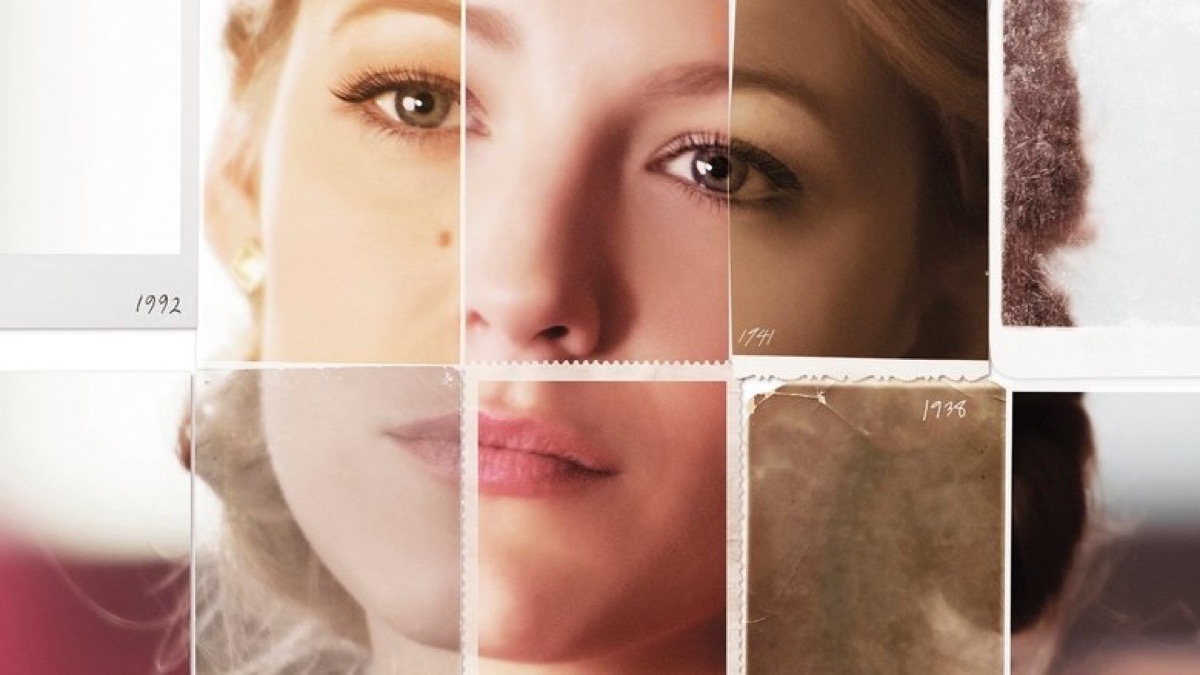 Póster de La edad de Adaline (The Age of Adaline): Blake Lively en primer plano con Michiel Huisman y Harrison Ford